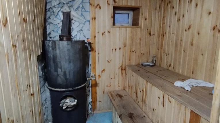 A Russian style hot rock banya