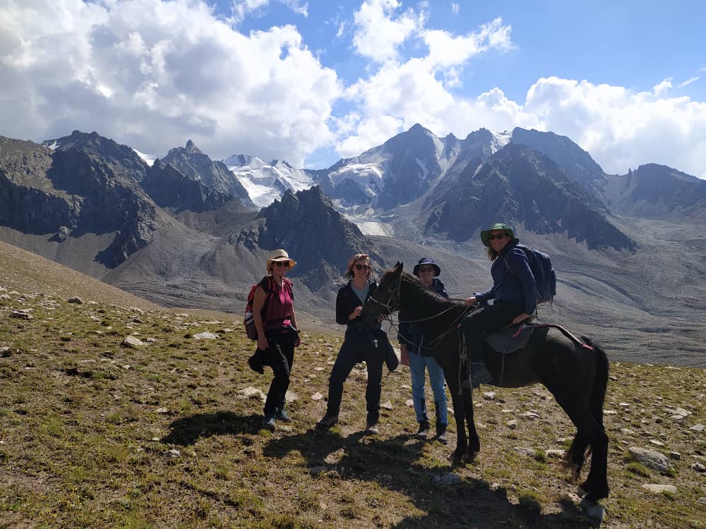 Atop a pass in Terskey Ala-Too